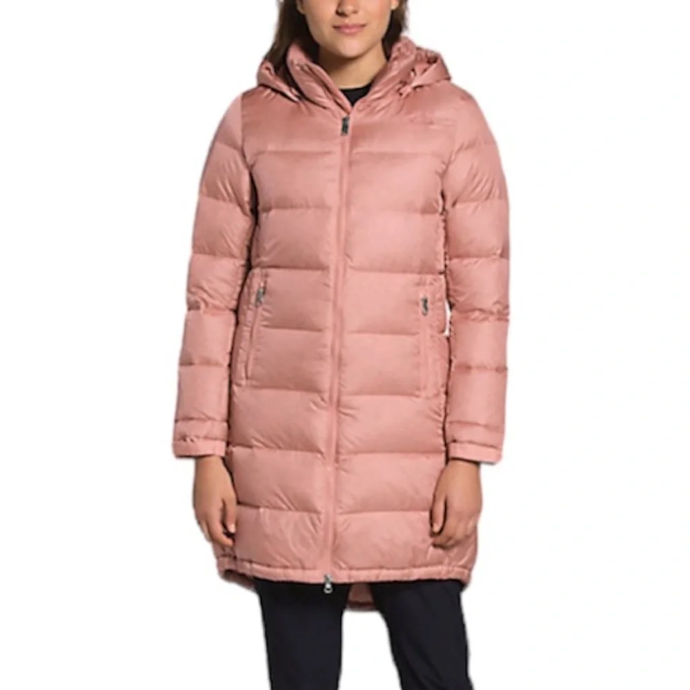 The North Face Women’s Metropolis Parka III Coat In Rose Dawn - Picture 11 of 12